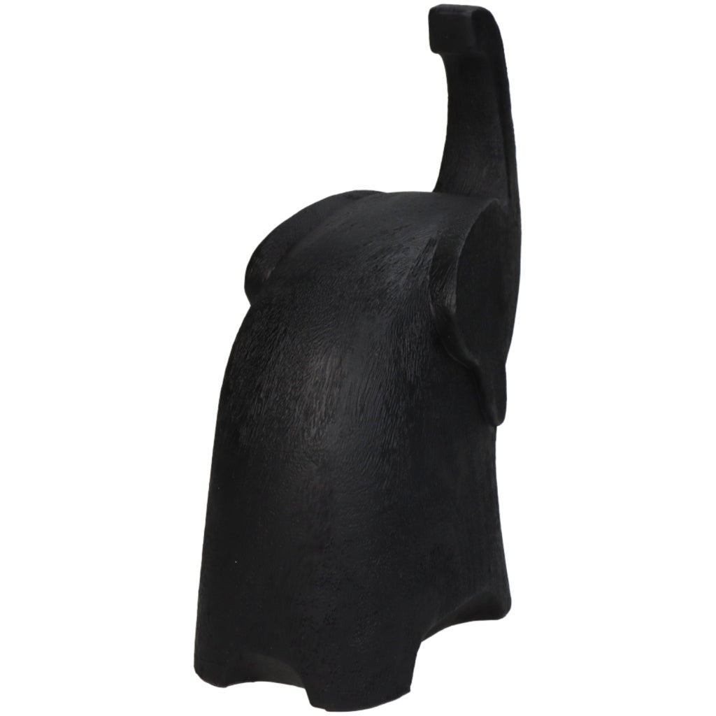 Sonstiges Ornament Elefant Polyresin schwarz 16x8x20,5cm