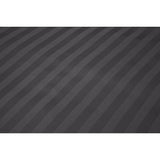Ten Cate Baumwollsatin-Doppelbettbezug, gestreift, 240 x 200 cm, 220 cm, Anthrazit