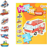 Toi-Toys Toi-Toys Spiele Puzzle-Set-Rettungsdienste Junior Cardboard 15 Teile