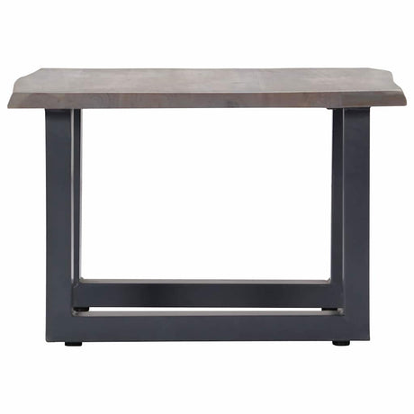 Vidaxl salontafel met natuurlijke randen 60x60x40 cm acaciahout grijs