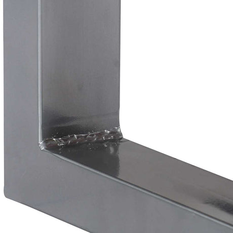 Vidaxl wandtafel 115x35x76 cm massief acaciahout en ijzer