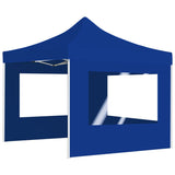 Vidaxl PartyTent pieghevole con pareti 3x3 m in alluminio blu