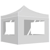 Vidaxl Partytent faltbar mit Wänden 3x3 M Aluminium Weiß