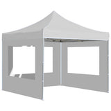 Vidaxl Partytent faltbar mit Wänden 3x3 M Aluminium Weiß