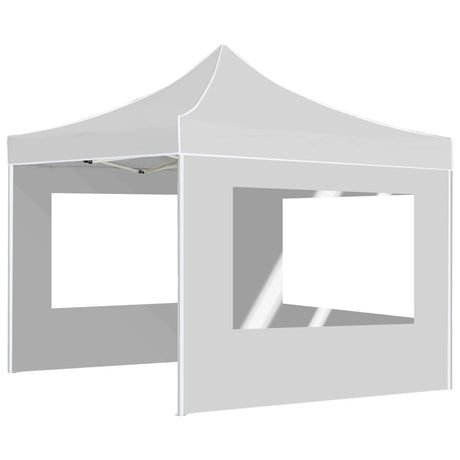 Vidaxl Partytent faltbar mit Wänden 3x3 M Aluminium Weiß
