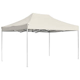 Vidaxl Partytent professionell faltbar 4,5 x 3 m Aluminiumcreme
