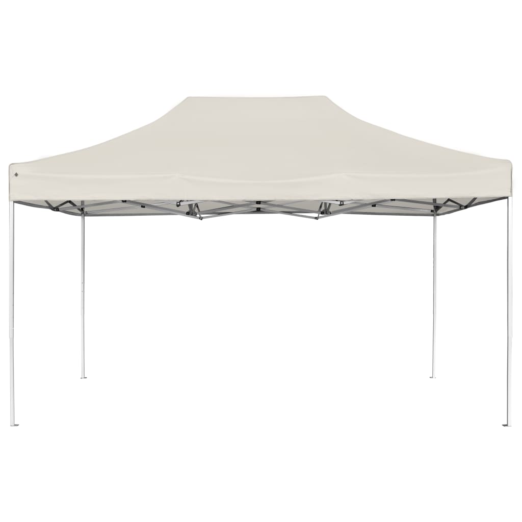 Vidaxl Partytent professionell faltbar 4,5 x 3 m Aluminiumcreme