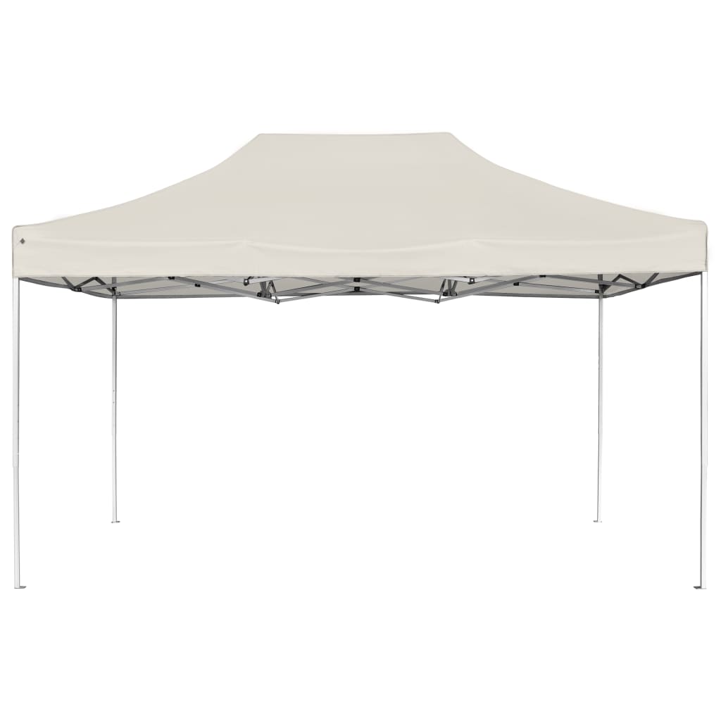 Vidaxl PartyTent Piegabile professionale 4,5x3 M Crema di alluminio