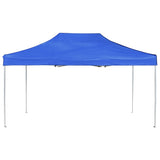 Vidaxl Partytent professionell faltbar 4,5 x 3 m Aluminiumblau