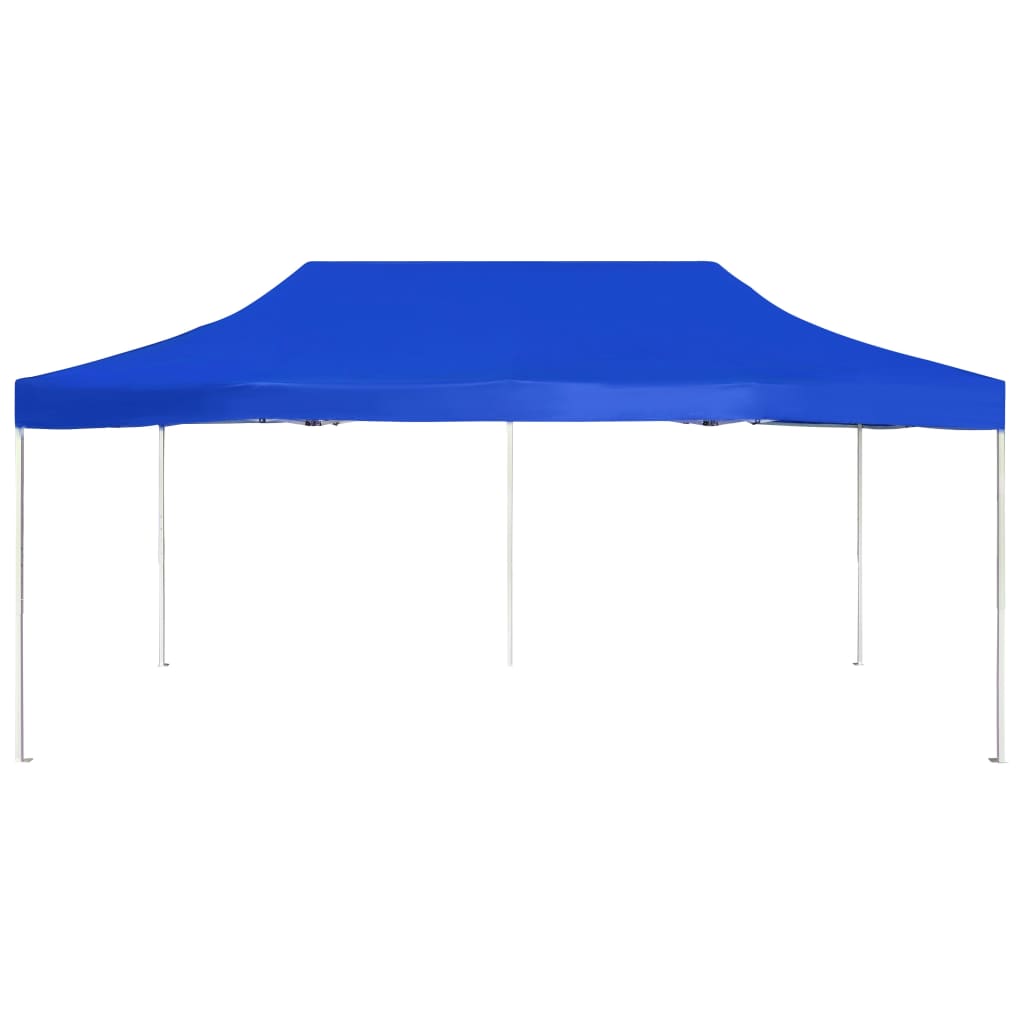 Vidaxl PartyTent professionalmente pieghevole 6x3 m in alluminio blu