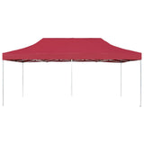 Vidaxl Partyntent Piegabile professionalmente pieghevole 6x3 m Vino in alluminio Rood