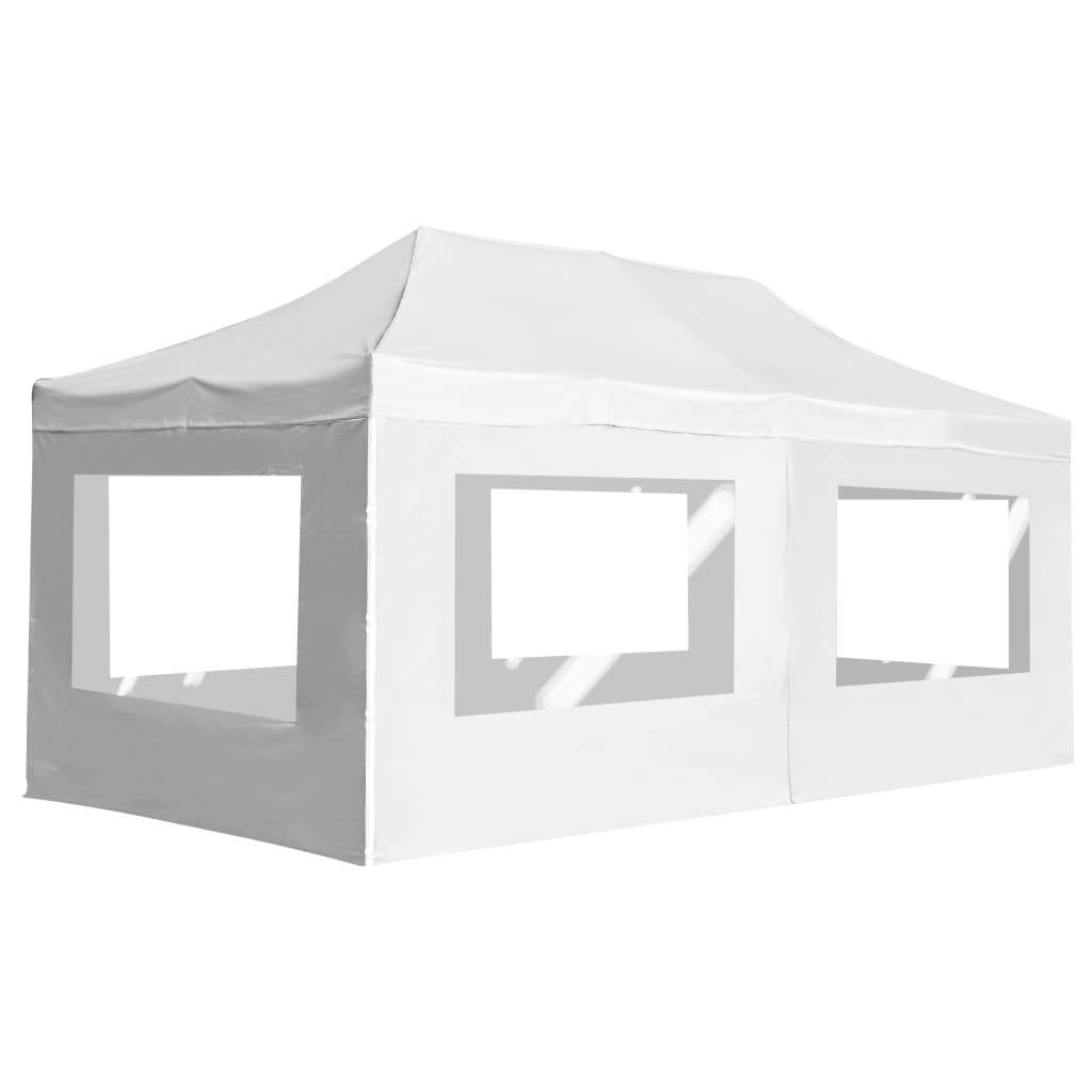 Vidaxl Partytent Foldable with walls 6x3 m aluminum white