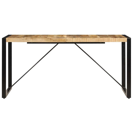 Vidaxl eettafel 160x80x75 cm massief mangohout