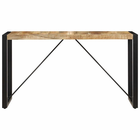 Vidaxl eettafel 140x70x75 cm massief mangohout