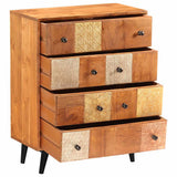 Vidaxl ladekast 60x30x75 cm massief acaciahout