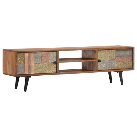 Vidaxl tv-meubel 140x30x40 cm massief acaciahout