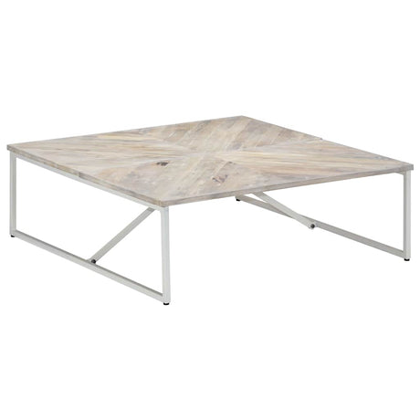 Vidaxl salontafel 110x110x36 cm massief mangohout