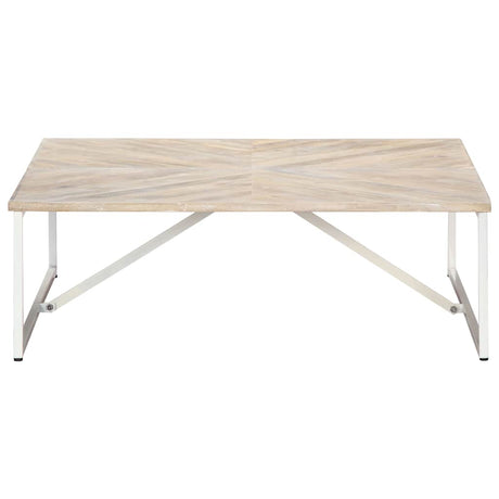 Vidaxl salontafel 110x110x36 cm massief mangohout