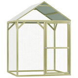 Vidaxl Poulet Coop 1,5x1,5x2 m en acier