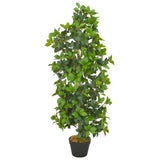 Vidaxl Künstliche Pflanze mit Topf Lorbeerbaum 120 cm Grün