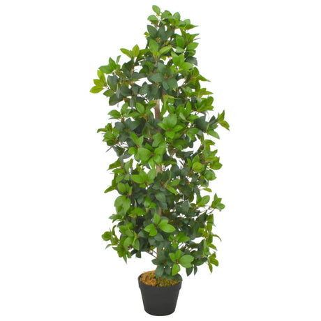 Vidaxl Künstliche Pflanze mit Topf Lorbeerbaum 120 cm Grün