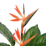 Planta artificial Vidaxl con maceta strelitzia 100 cm rojo