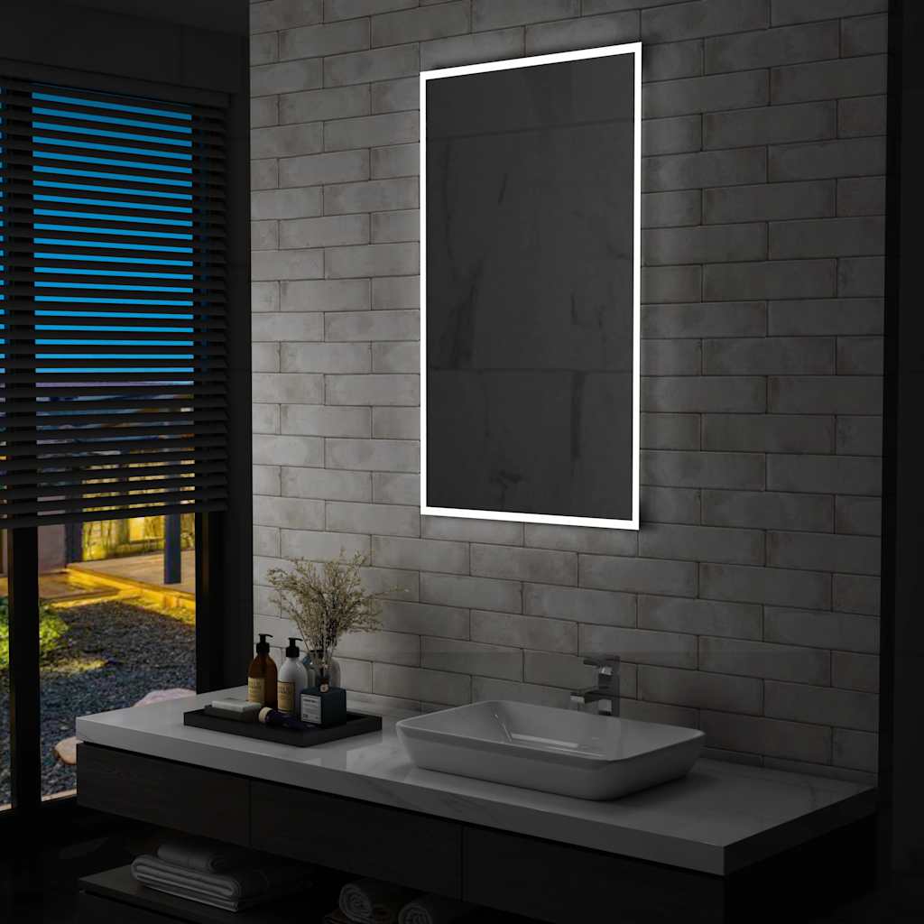 Vidaxl Badezimmerspiegel LED 60x100 cm