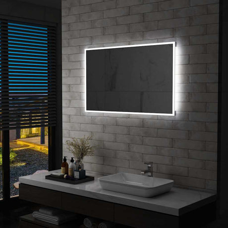 Vidaxl Badezimmerspiegel LED 100x60 cm