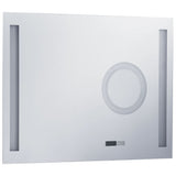 LED de espejo de baño Vidaxl con sensor táctil 80x60 cm