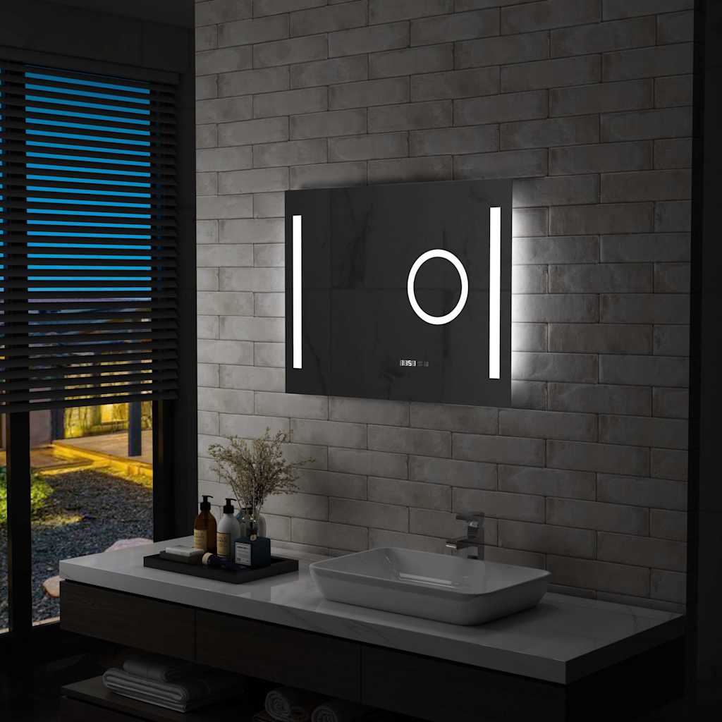 Vidaxl Badezimmerspiegel LED mit Touchsensor 80x60 cm