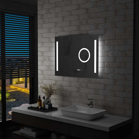 Vidaxl Badezimmerspiegel LED mit Touchsensor 80x60 cm