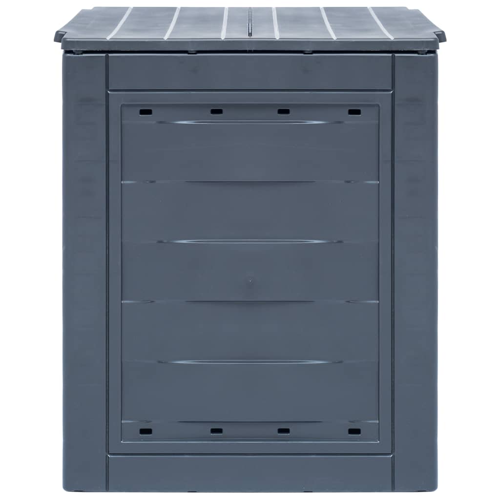 Vidaxl kompostni bin 260 l 60x60x73cm siva