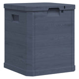 Vidaxl opbergbox 90 l antraciet