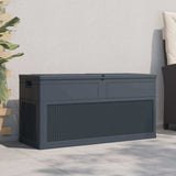 Vidaxl opbergbox 320 l antraciet