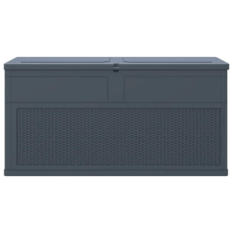 Vidaxl opbergbox 320 l antraciet