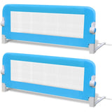 Vidaxl Kinderbetten 2 PCs 102x42 cm blau