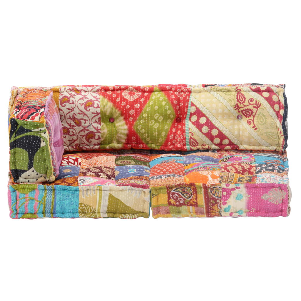 Patchwork Vidaxl Pouf Fabric