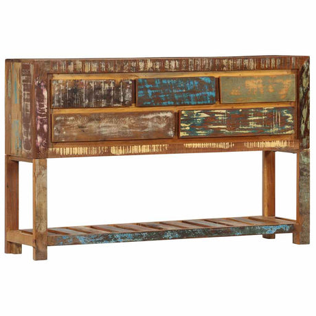 Vidaxl dressoir 120x30x75 cm massief gerecycled hout