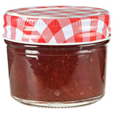 Vidaxl -Marmeladengläser mit roten Deckeln 48 ST 110 ml Glas