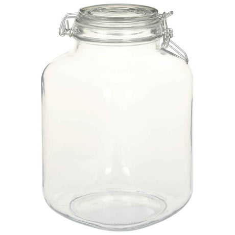 Vidaxl potten met sluiting 12 st 3 l glas