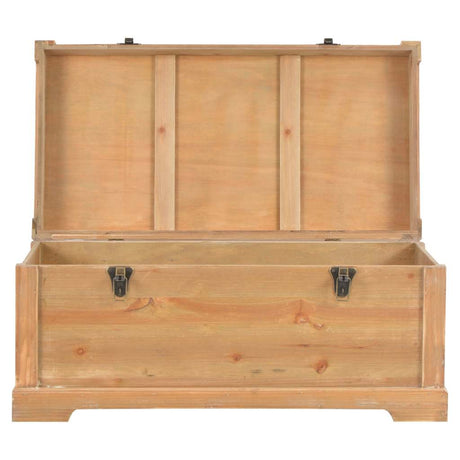 Vidaxl opslagkist met kussen 80x40x40 cm mdf