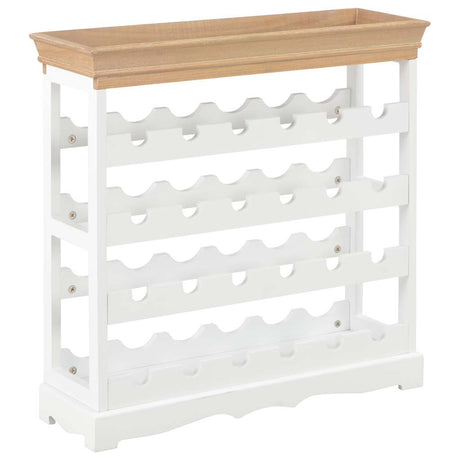 Vidaxl wijnkast 70x22,5x70,5 cm mdf wit