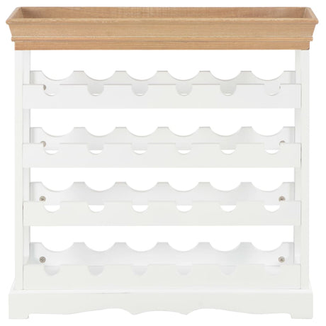 Vidaxl wijnkast 70x22,5x70,5 cm mdf wit