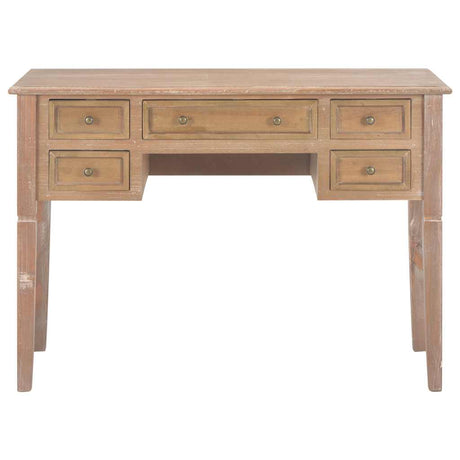 Vidaxl schrijftafel 109,5x45x77,5 cm hout bruin