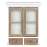 Vidaxl wandkast 49x22x59 cm bewerkt hout wit
