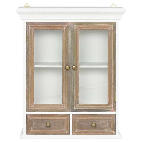 Vidaxl wandkast 49x22x59 cm bewerkt hout wit