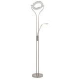 Vidaxl Lamp stående 18 W Dimable 180 cm sølvfarget