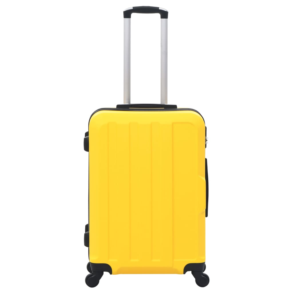 Vidaxl Ensemble de bagages durs en 3 parties jaunes