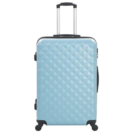 Vidaxl 3-teiliges hartes Gepäckset Abs Blau