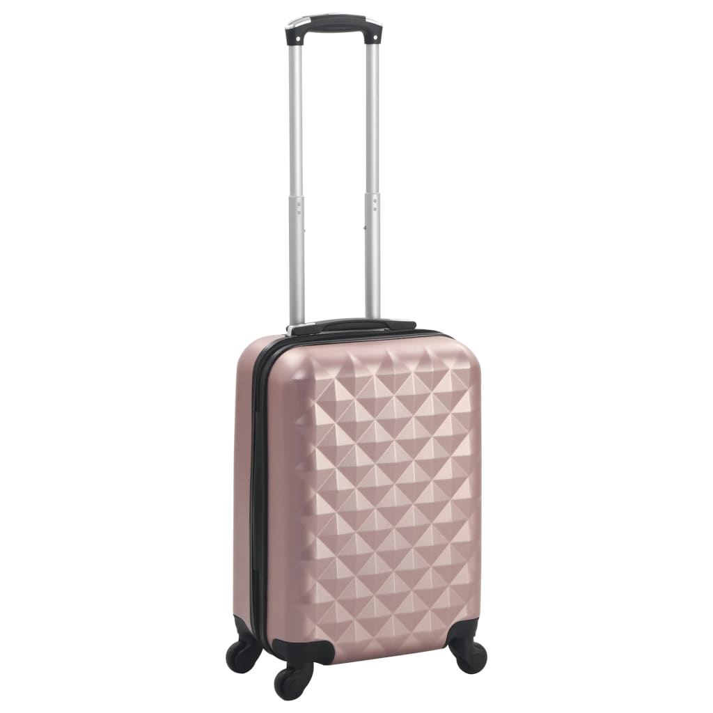 Vidaxl Hartkoffer ABS Rosé Gold